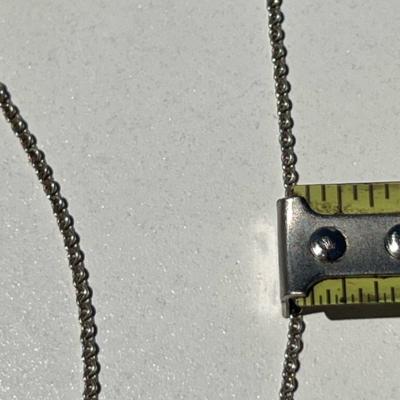 TIFFANY&Co. Tiffany Triple Heart Plate Necklace Silver 925 Women’s RARE - Picture 9 of 16